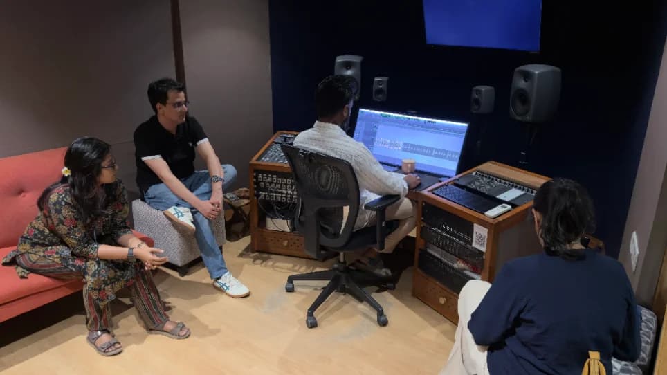 Directing a celebrity session