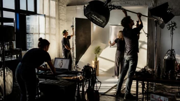 Lighting setup detail