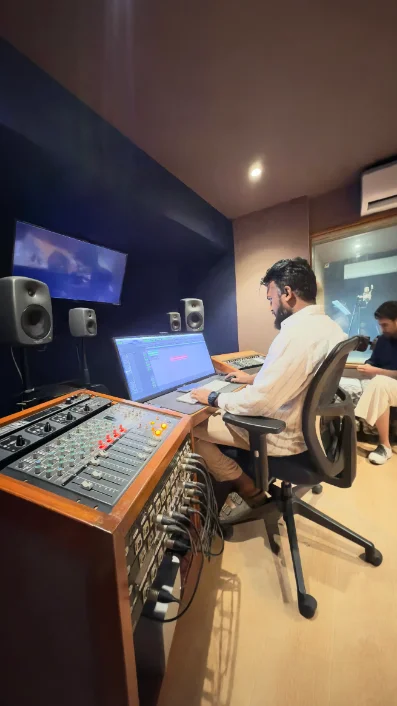 Engineer at the console