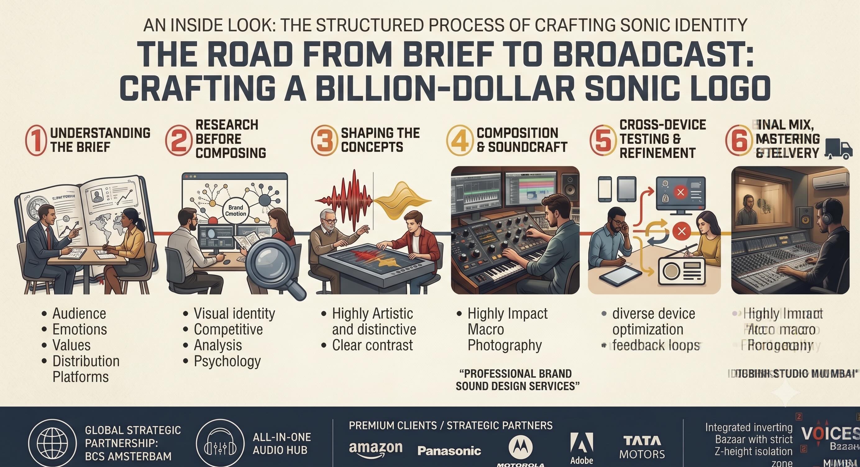 How Sonic Branding Is Created: From Brief to Final Sound Logo